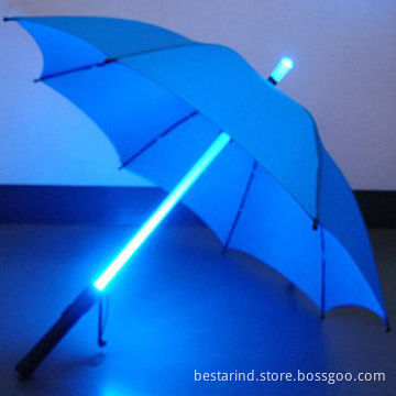 Fashionable promotional LED umbrella with 23 inches x 8K size